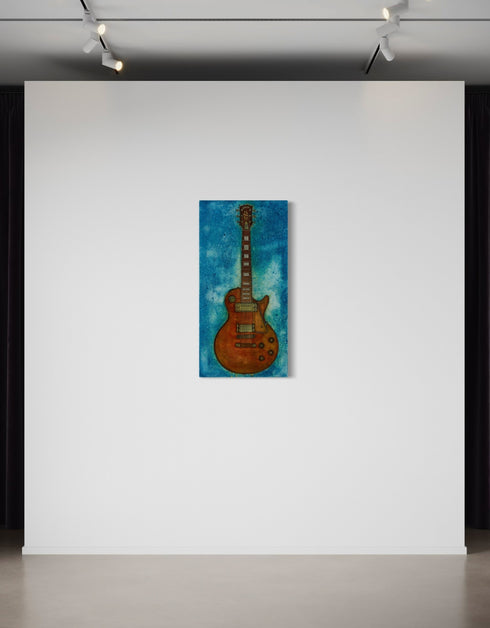 Gibson Les Paul Custom | Framed Giclee Print on Canvas